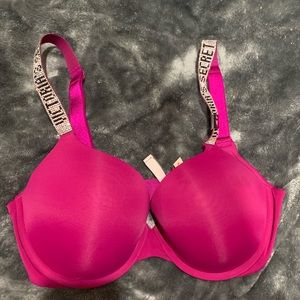 VS shines bra strap push up bra